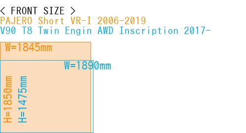 #PAJERO Short VR-I 2006-2019 + V90 T8 Twin Engin AWD Inscription 2017-